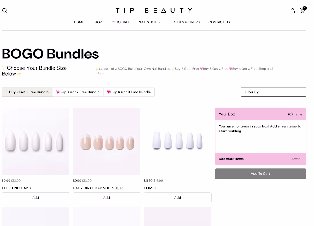 Cover image for Custom BOGO Bundle Builder with Shopify Discounts
