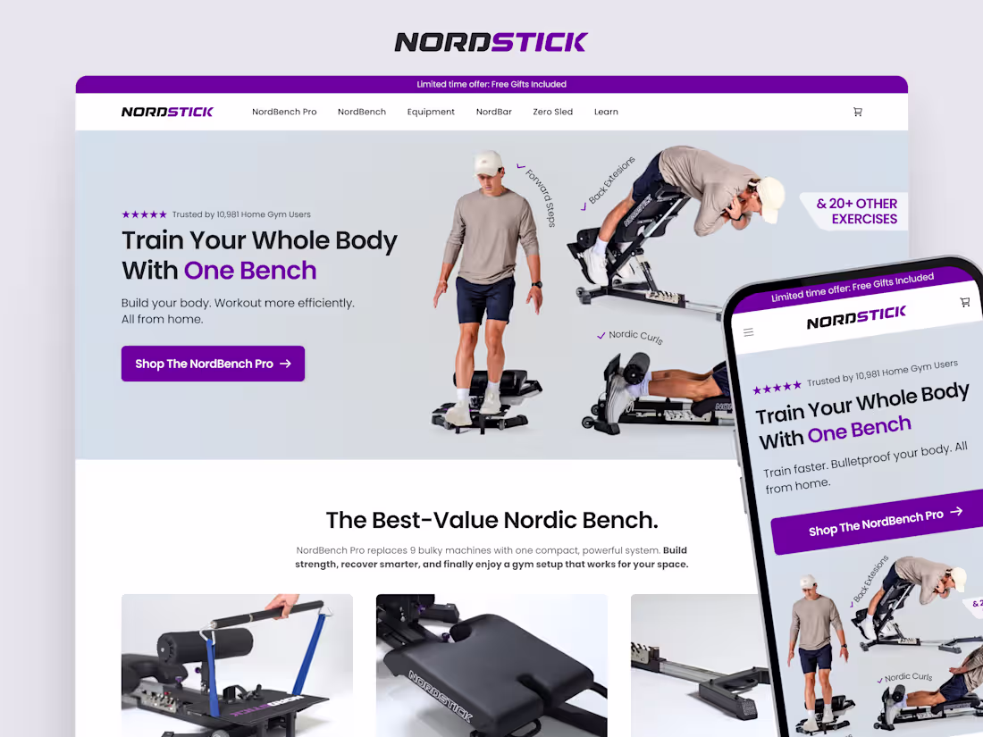 Cover image for The Nordstick Homepage Redesign