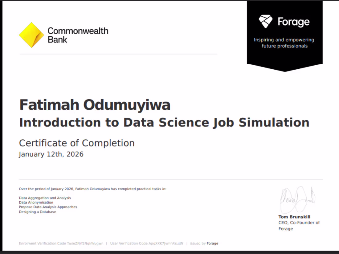 Cover image for Simulated data science work for