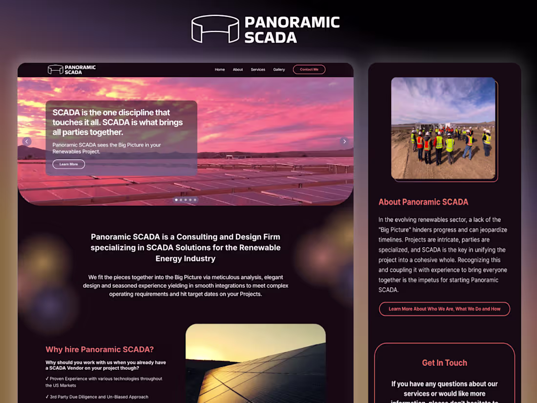 Cover image for Panoramic SCADA