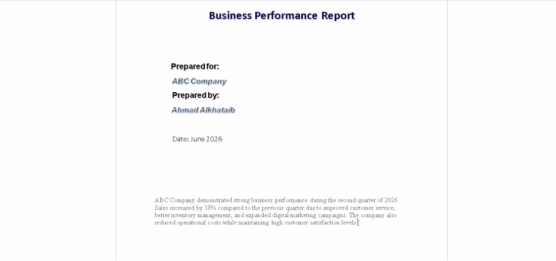 Cover image for Professional PDF to Word Conversion