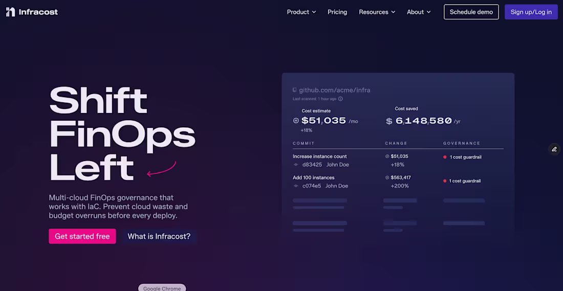 Cover image for Infracost Framer Website Enhancements