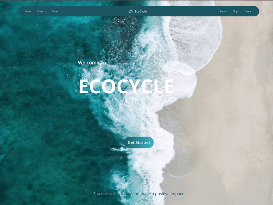 Cover image for EcoCycle Web Design