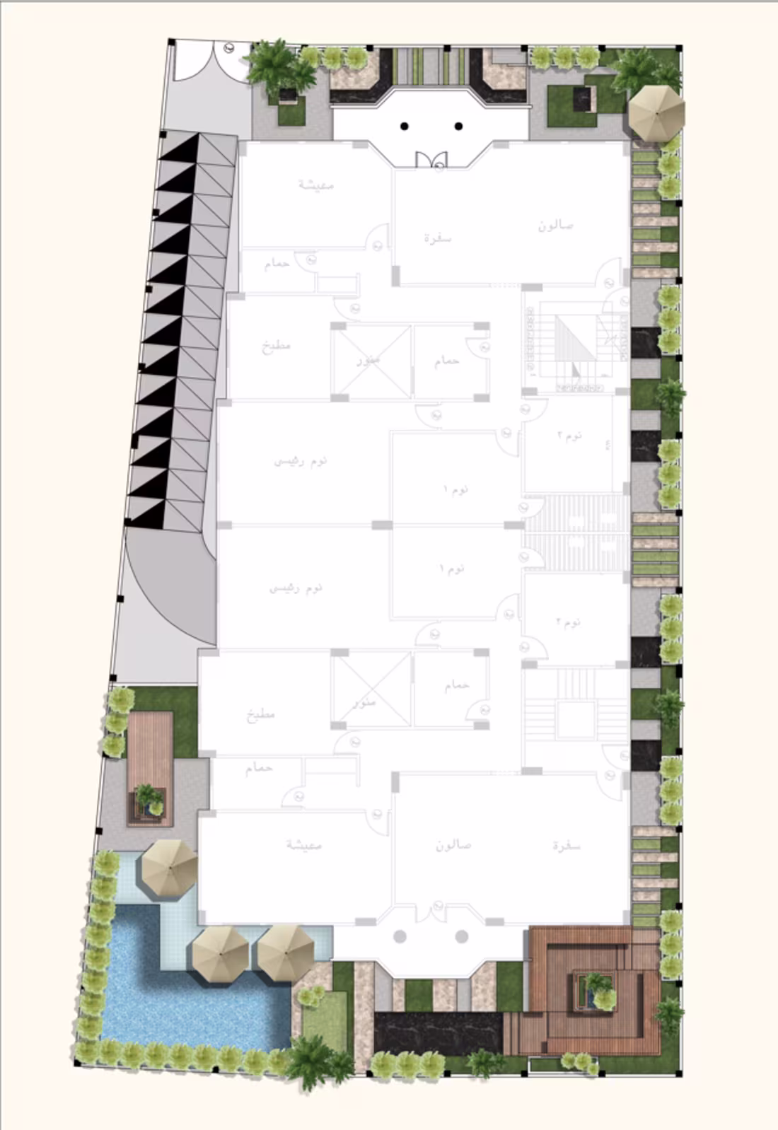 Cover image for Private Villa Landscape Design | New Minya, Egypt