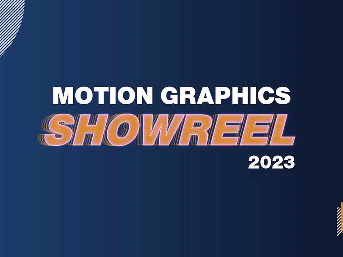 Cover image for Portfolio Reel (Motion Graphic)