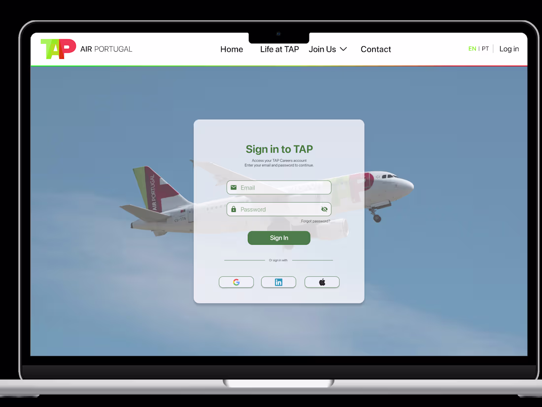 Cover image for TAP Air Portugal Careers Platform