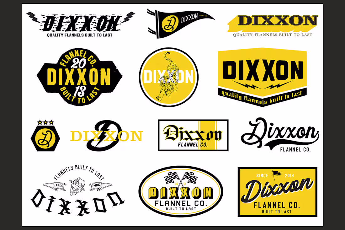 Cover image for Dixxon Flannels Logos for Marketing
