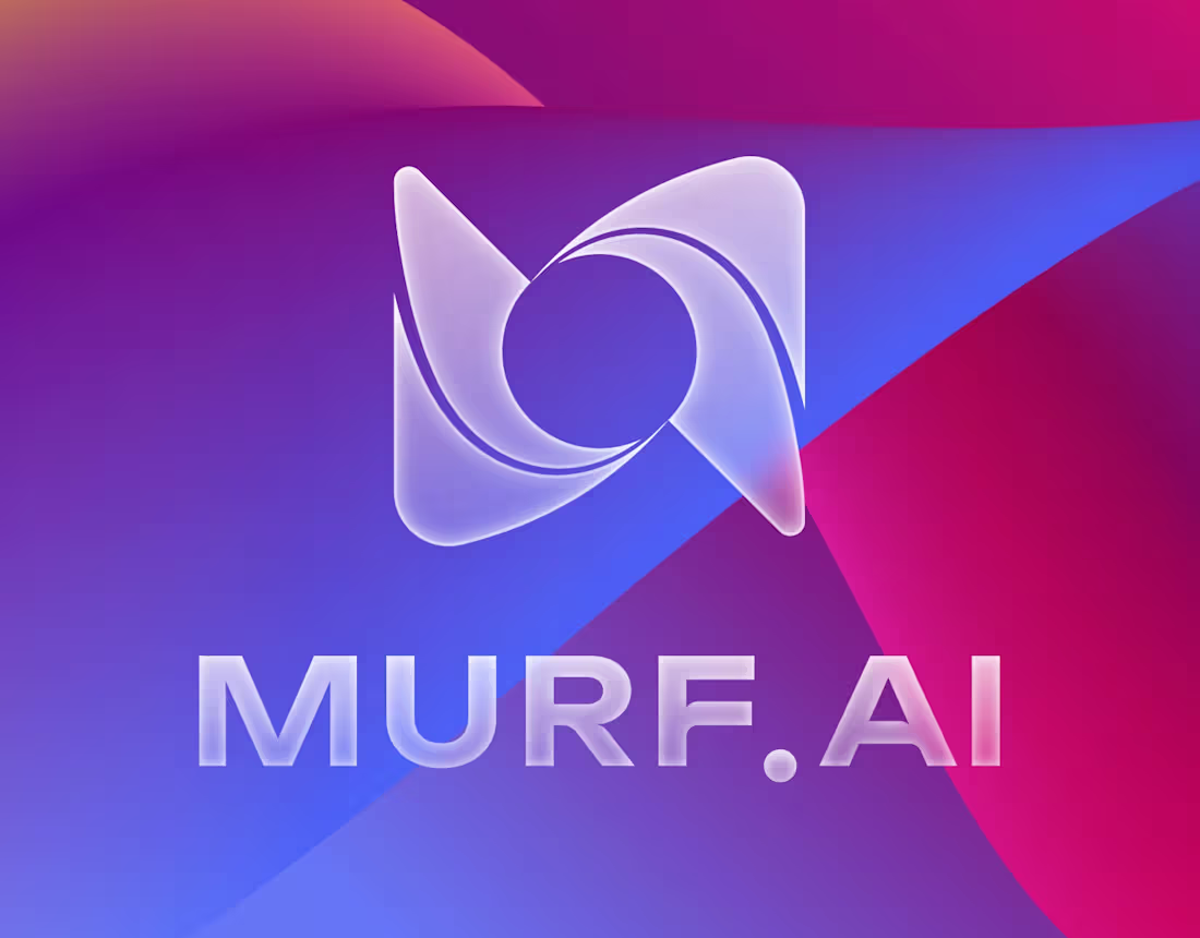 Cover image for Murf AI. Website Design for AI Voice Platform