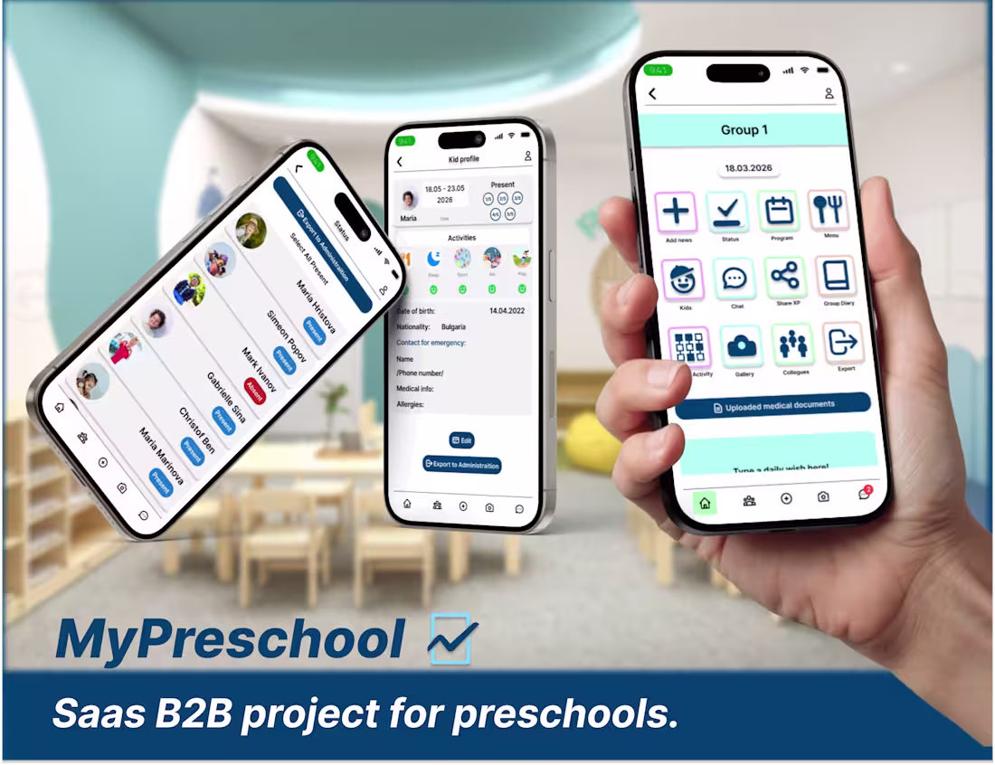 Cover image for MyPreschool follows a SaaS B2B