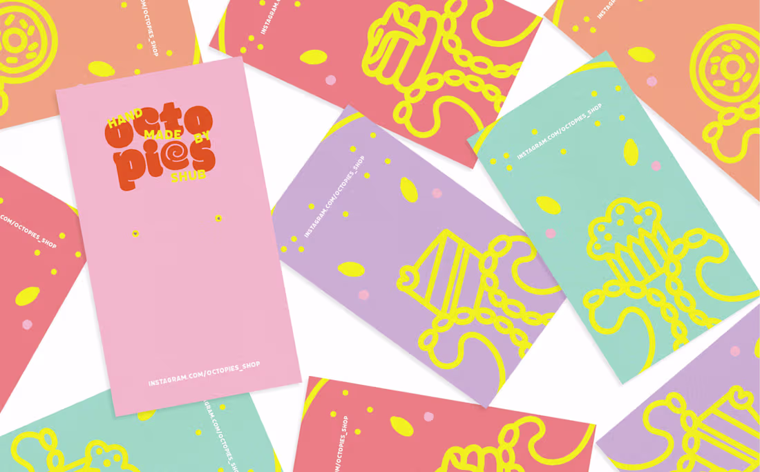 Cover image for Cute, Bold and Trendy Branding for Octopies Charm Shop