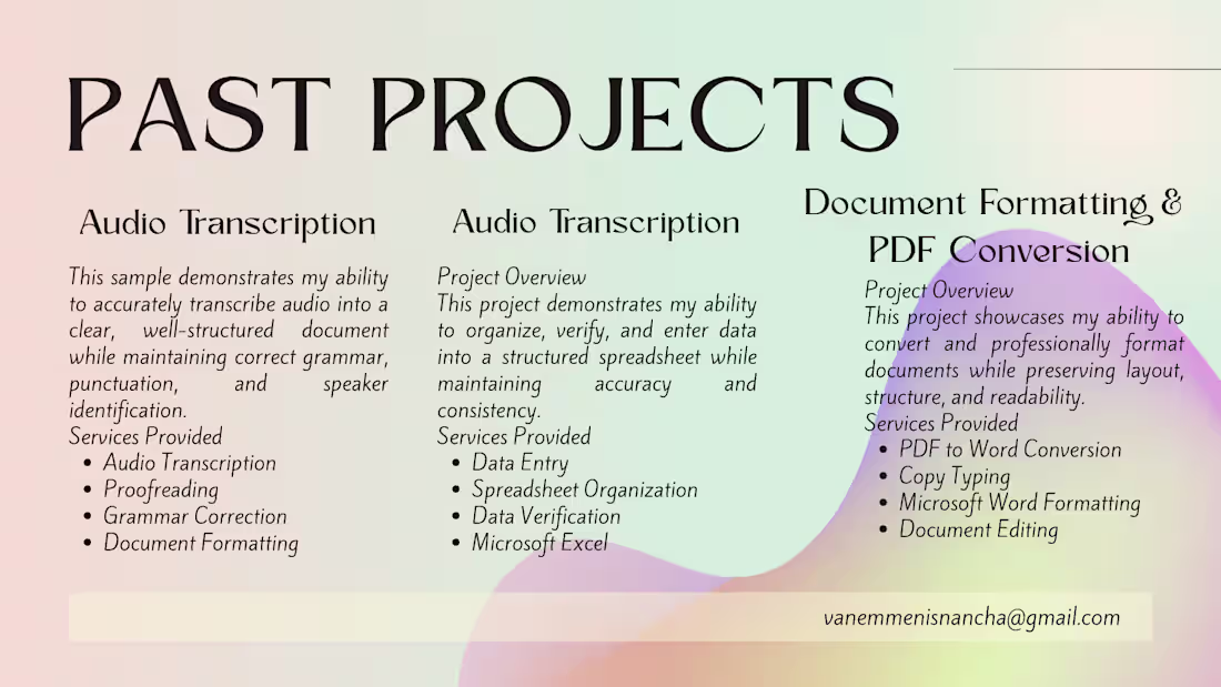 Cover image for Some of the past projects