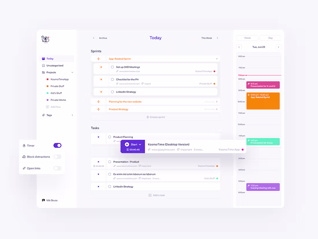 Cover image for Task Management Application Dashboard