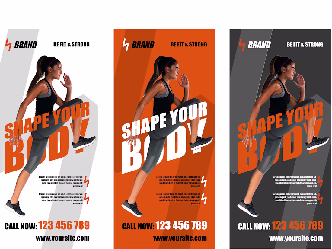 Cover image for Banner design, logo design, brochure design, social media design