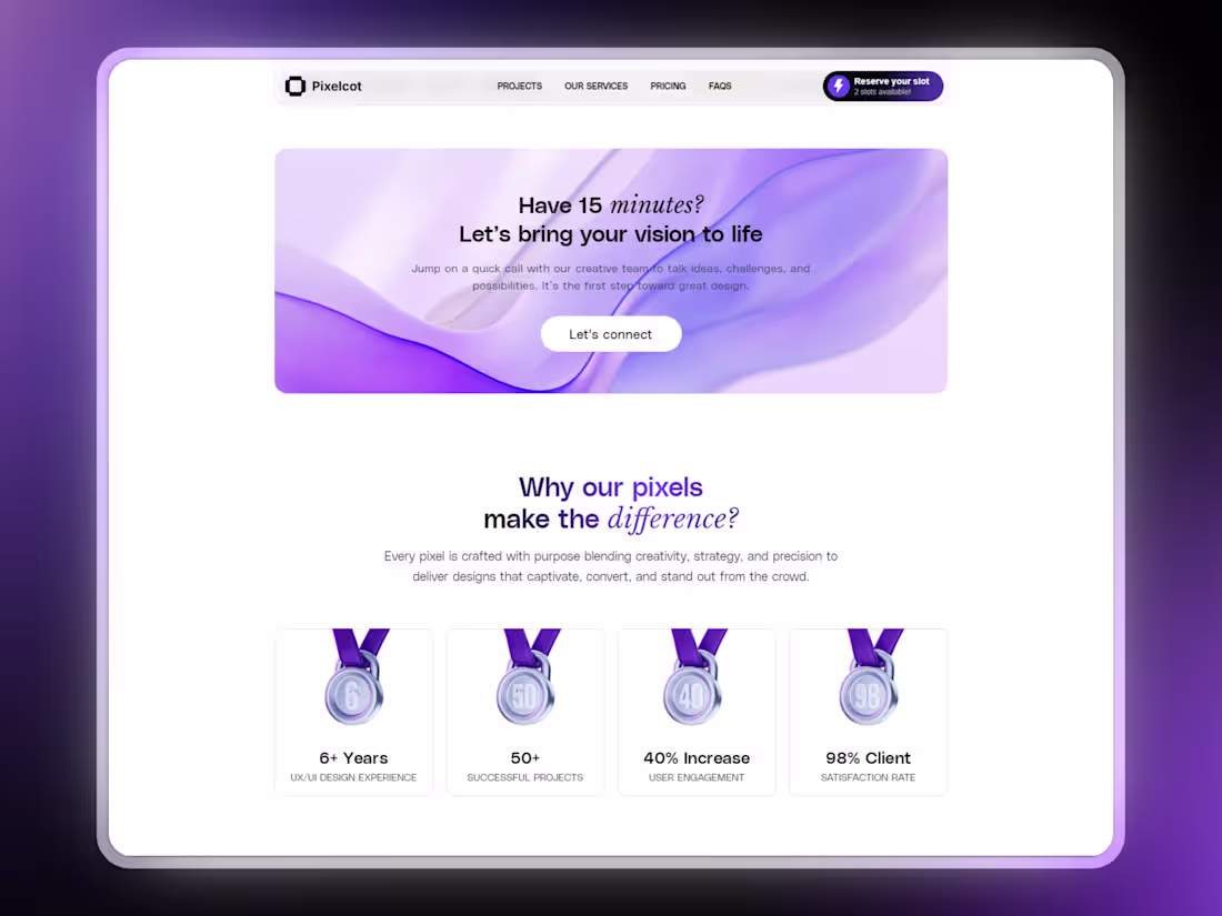 Cover image for Website Design in Figma