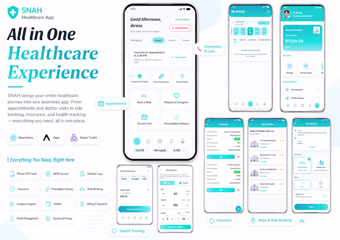 Cover image for Built a healthcare-focused mobile application