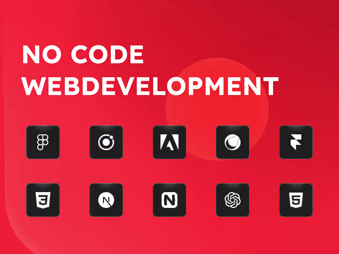 Cover image for No-code web development 