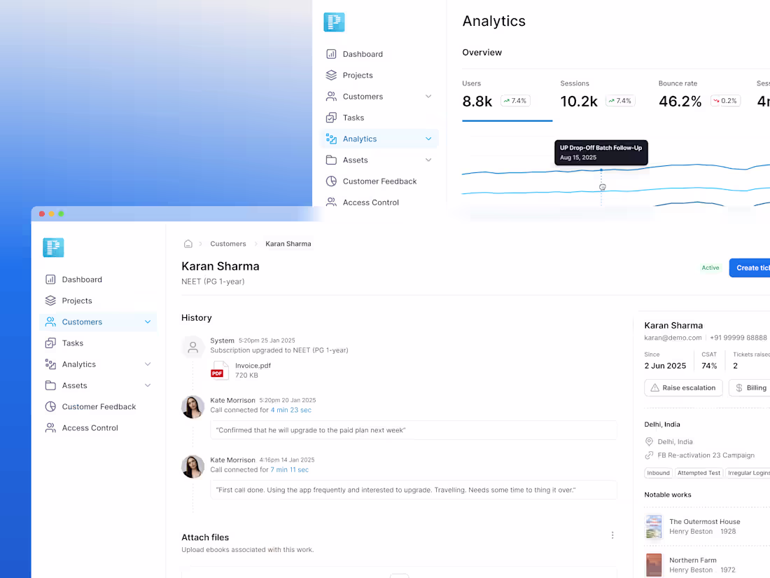 Cover image for PrepLadder | Internal tool for funded startup