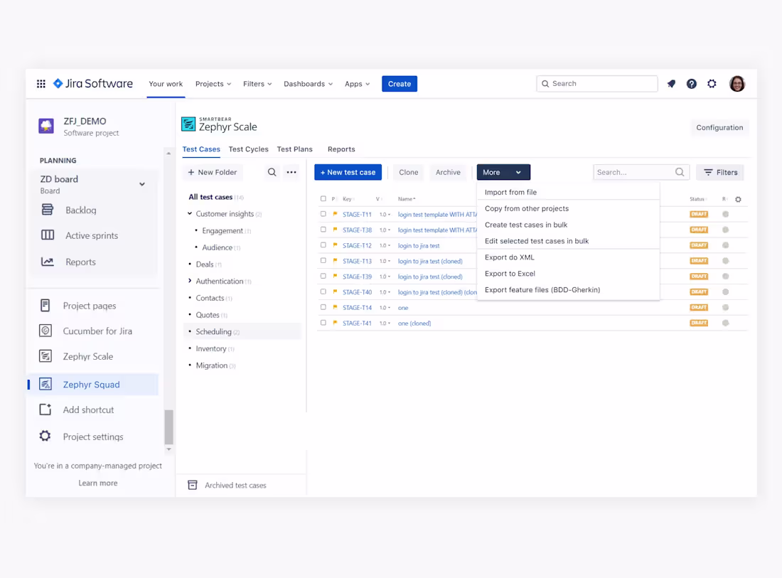 Cover image for Zephyr Squad & Scale: Revamping Jira Plugins for Enhanced User …