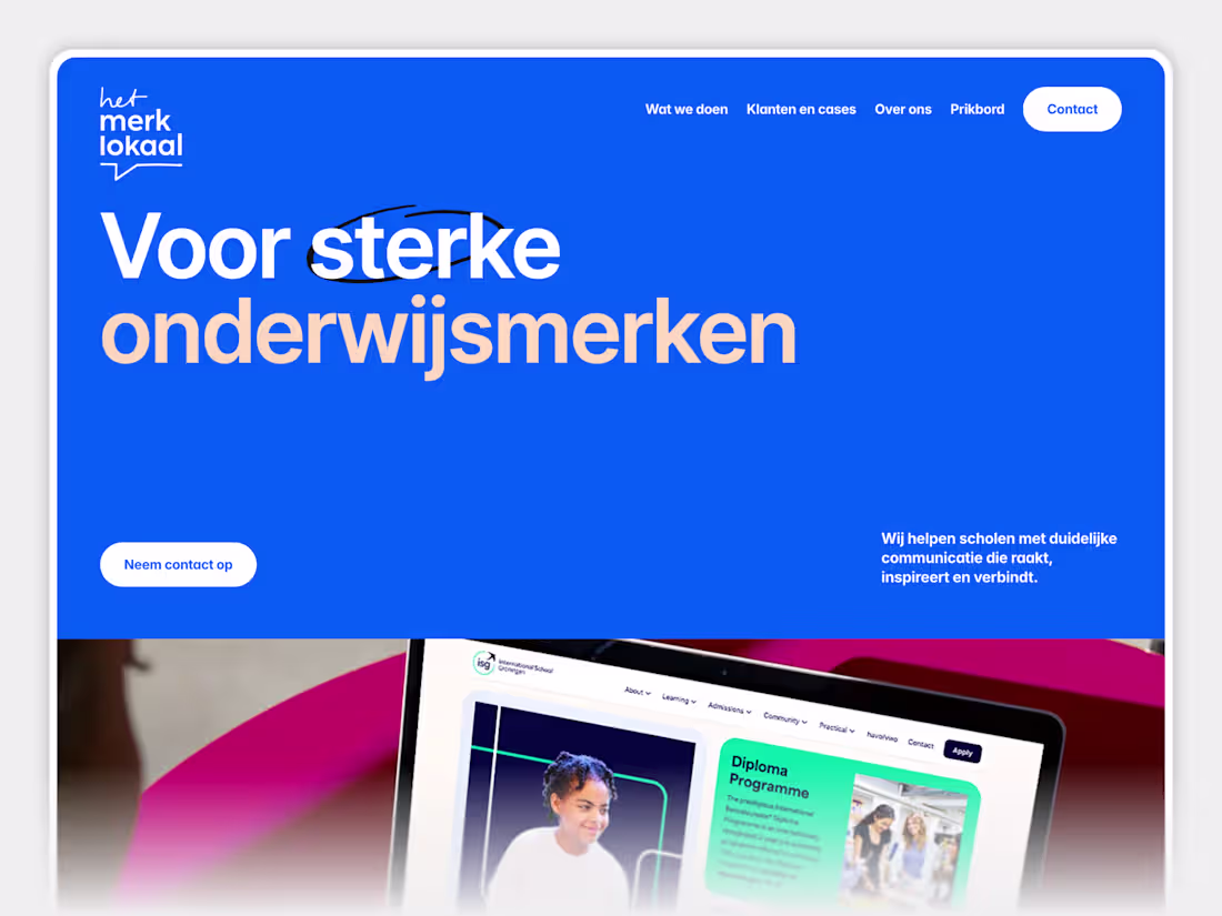 Cover image for Het Merklokaal | Framer Development