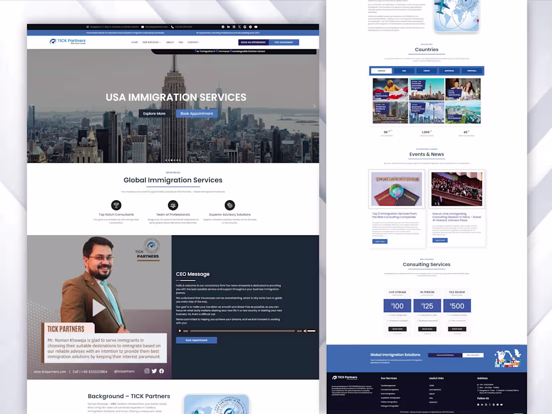 Cover image for TICK Partners WordPress Website Design & Development