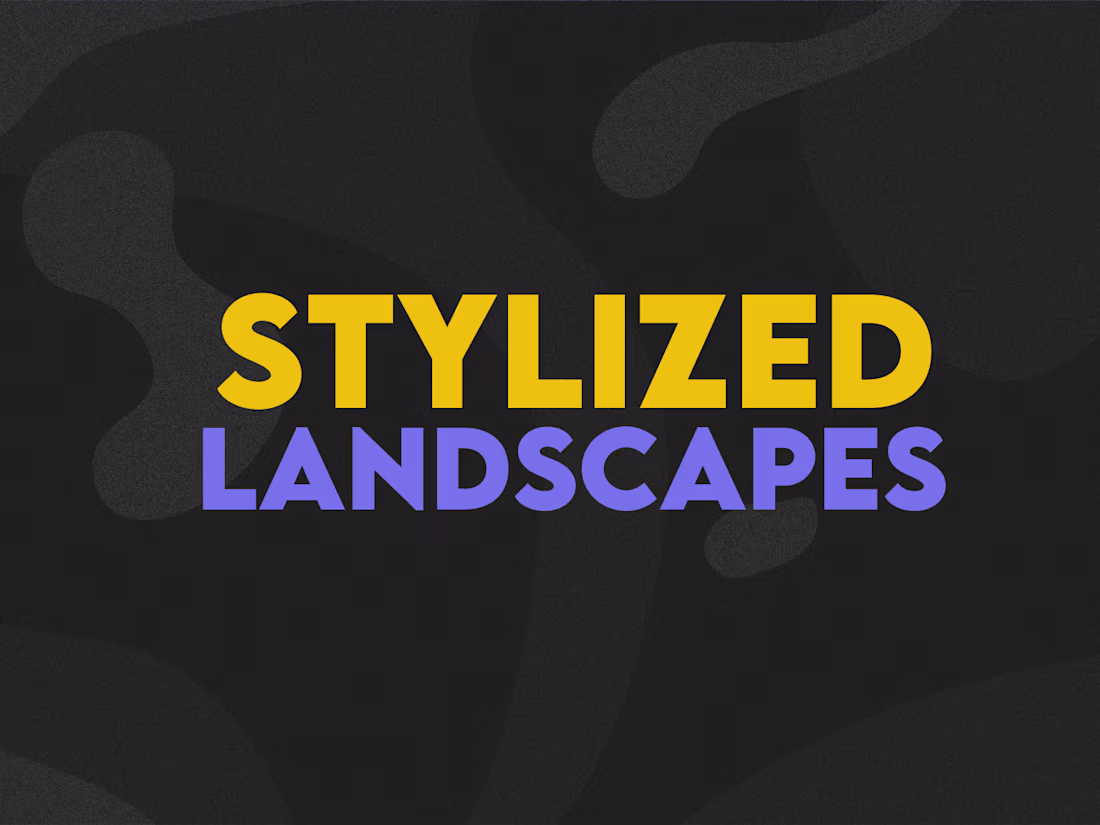 Cover image for Stylized Landscape Illustrations