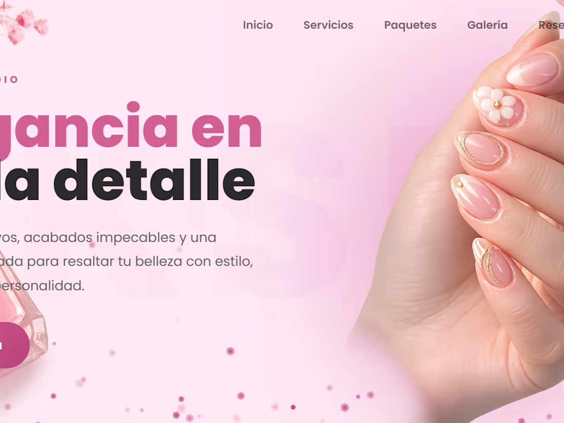 Cover image for Landing Page para Salón de