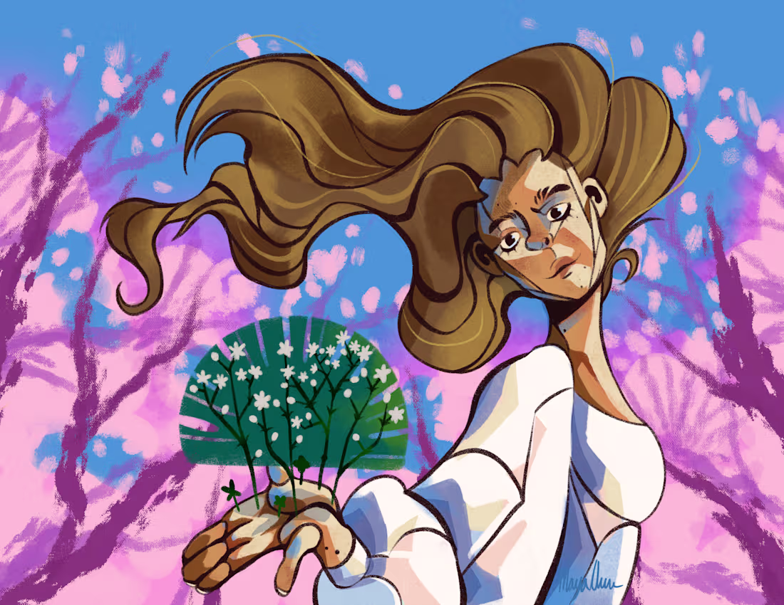 Cover image for Natural Woman-Illustrations