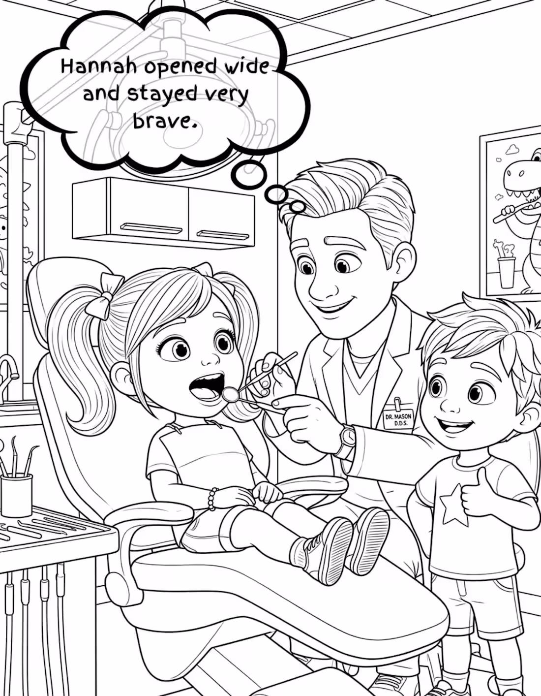 Cover image for HANNAH VISITS THE DENTIST -