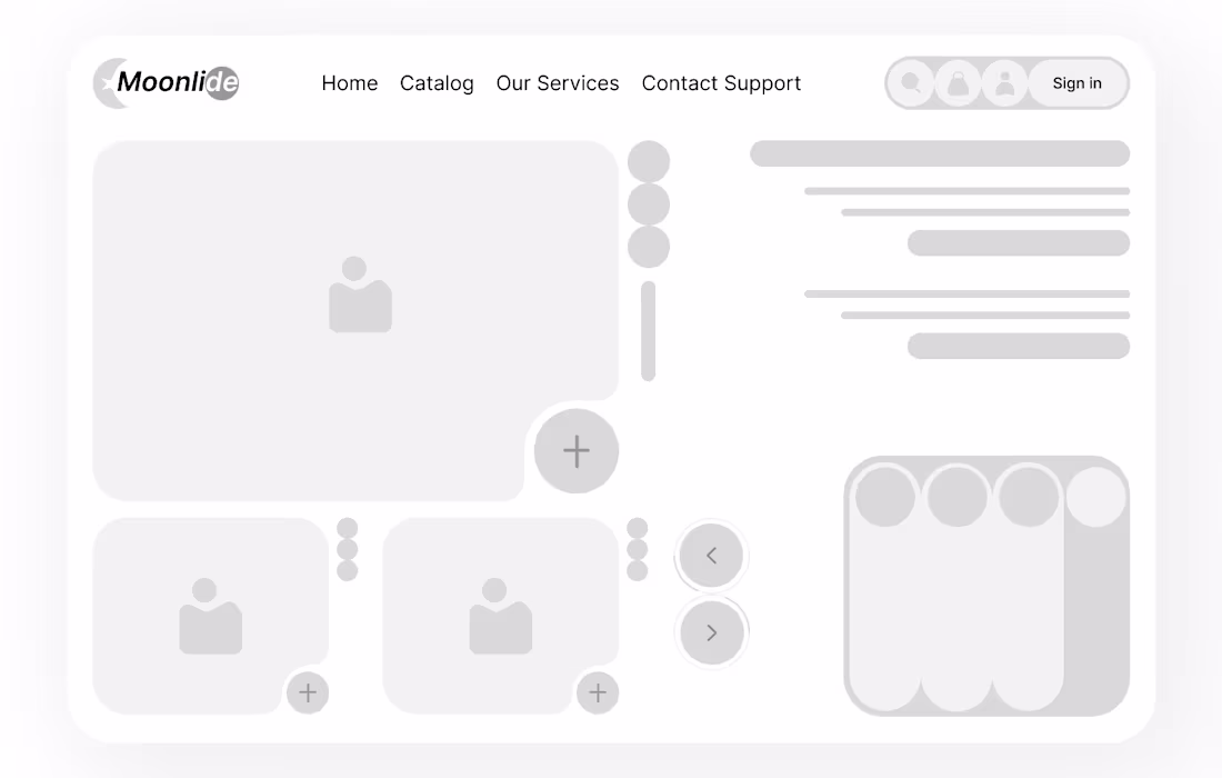 Cover image for Moonlide eCommerce Website Designs 