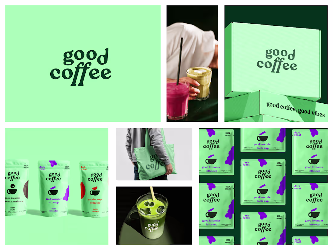 Cover image for good coffee branding