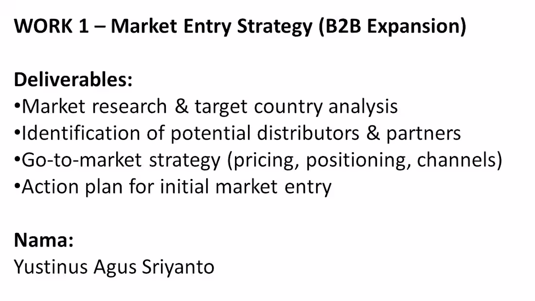Cover image for Market Entry Strategy (B2B Expansion)