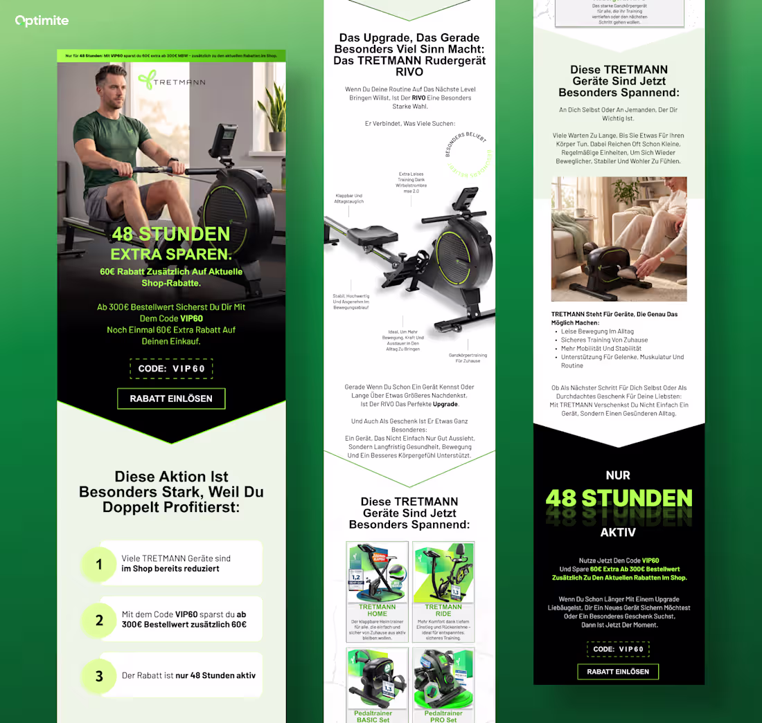 Cover image for Email Design for Tretmann