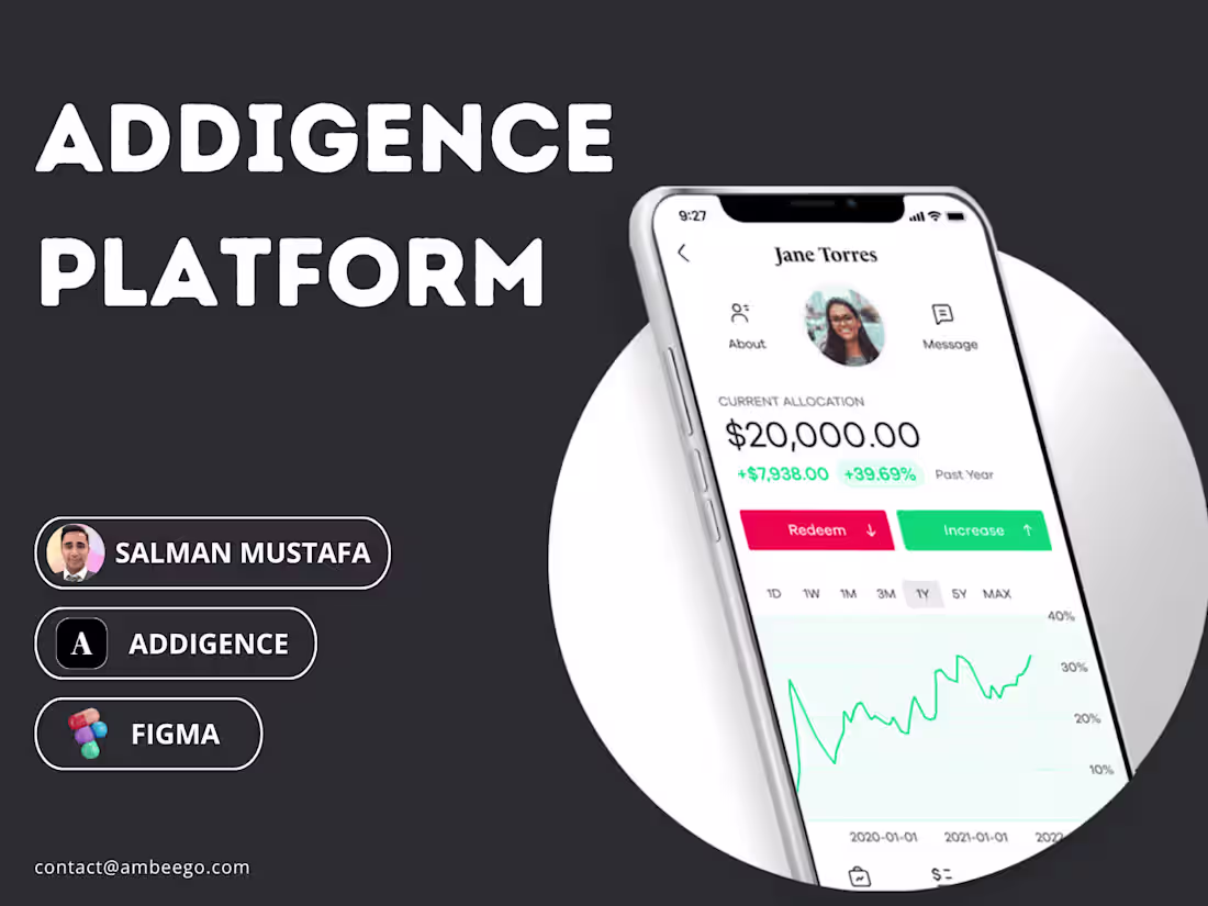 Cover image for Web Platform Designer, Addigence