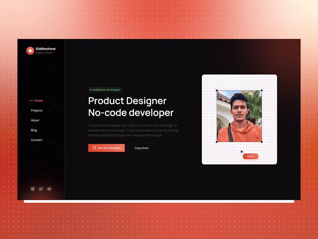 Cover image for HorizonX- Framer Website Template