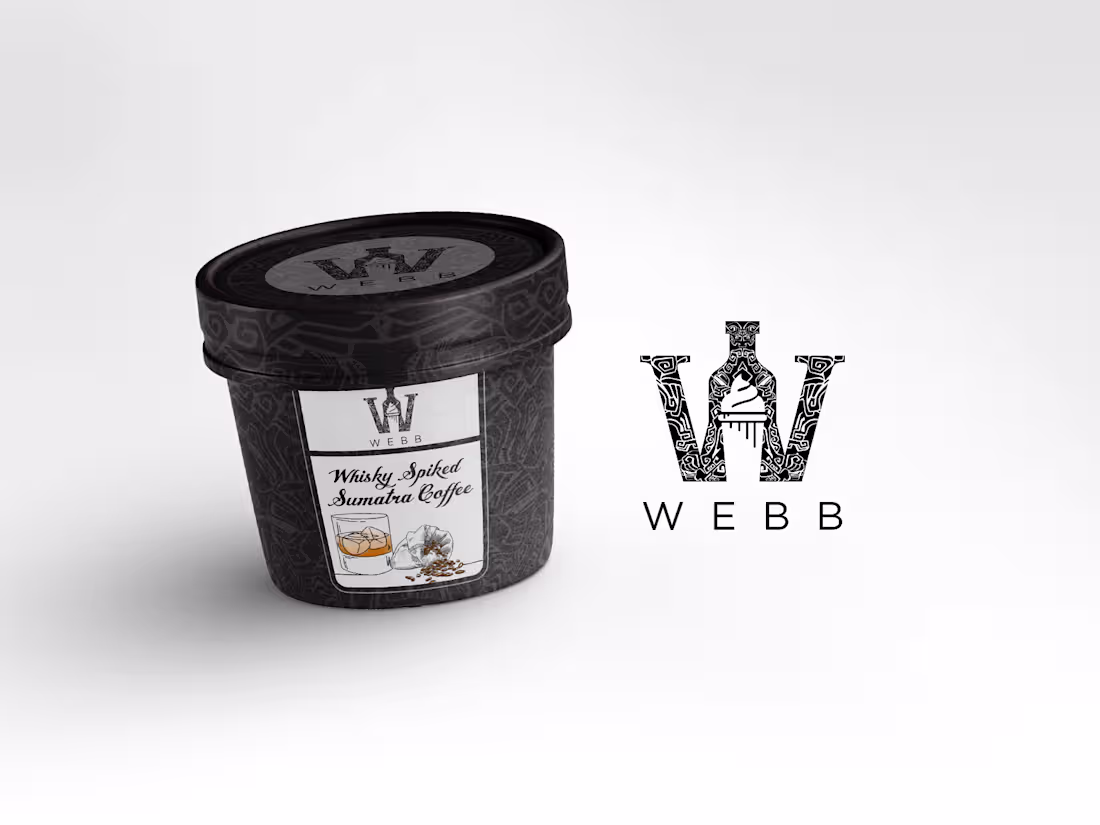 Cover image for WEBB brand, packaging and Ui designs