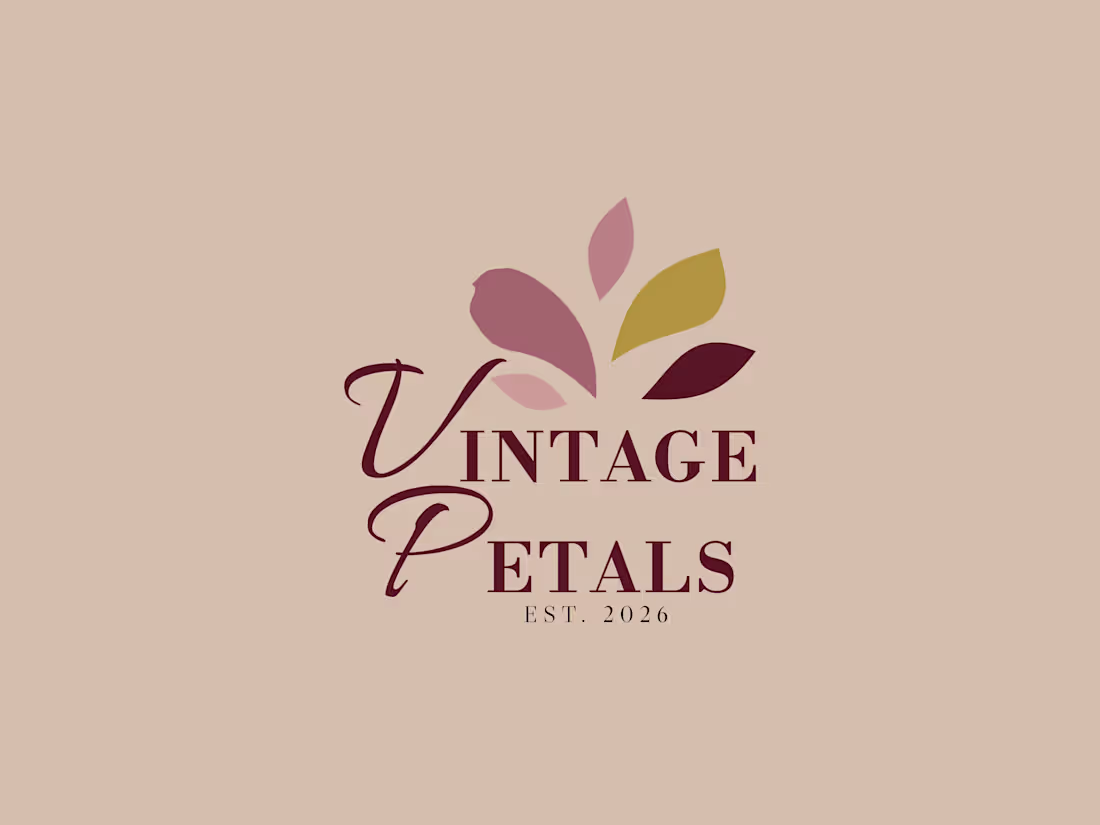 Cover image for Vintage Petals — Logo &