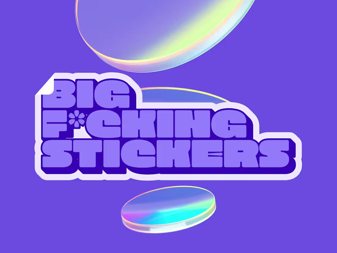 Cover image for BigFckngStickers