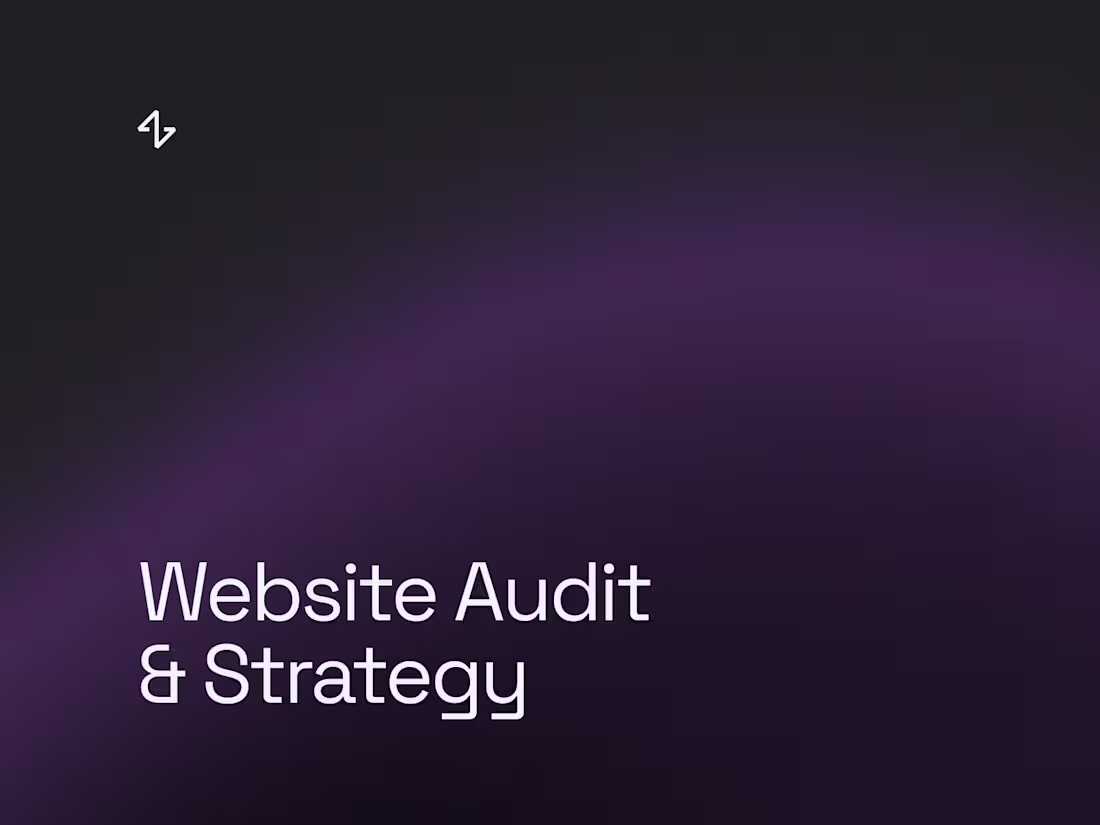 Cover image for Website Audit & Strategy