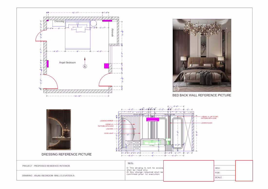 Cover image for Residential Bedroom Interior | Detailed
