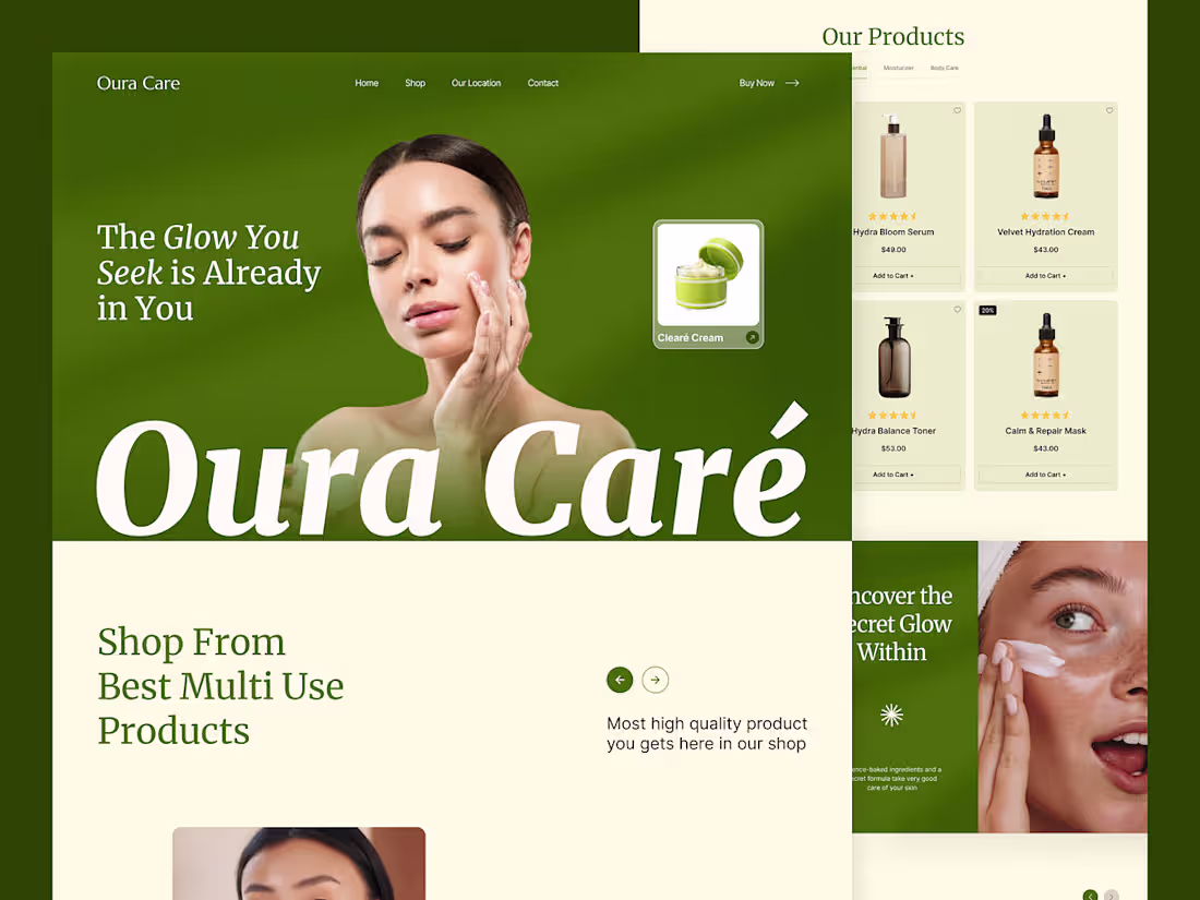 Cover image for Framer-based eCommerce experience designed to