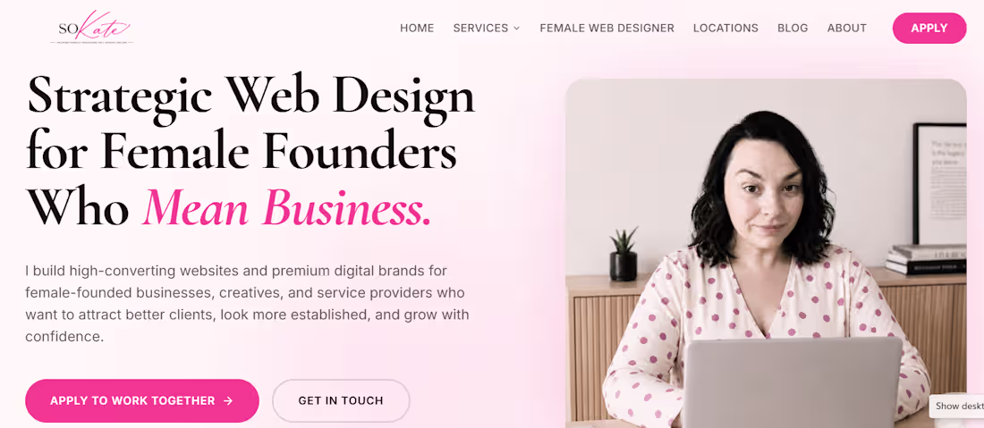 Cover image for SoKate Studio is a female