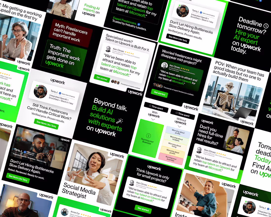 Cover image for Performance Marketing Static Ads for Upwork
