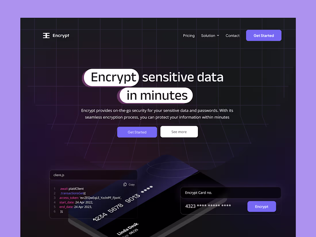Cover image for Encrypt- Data Encryption Website