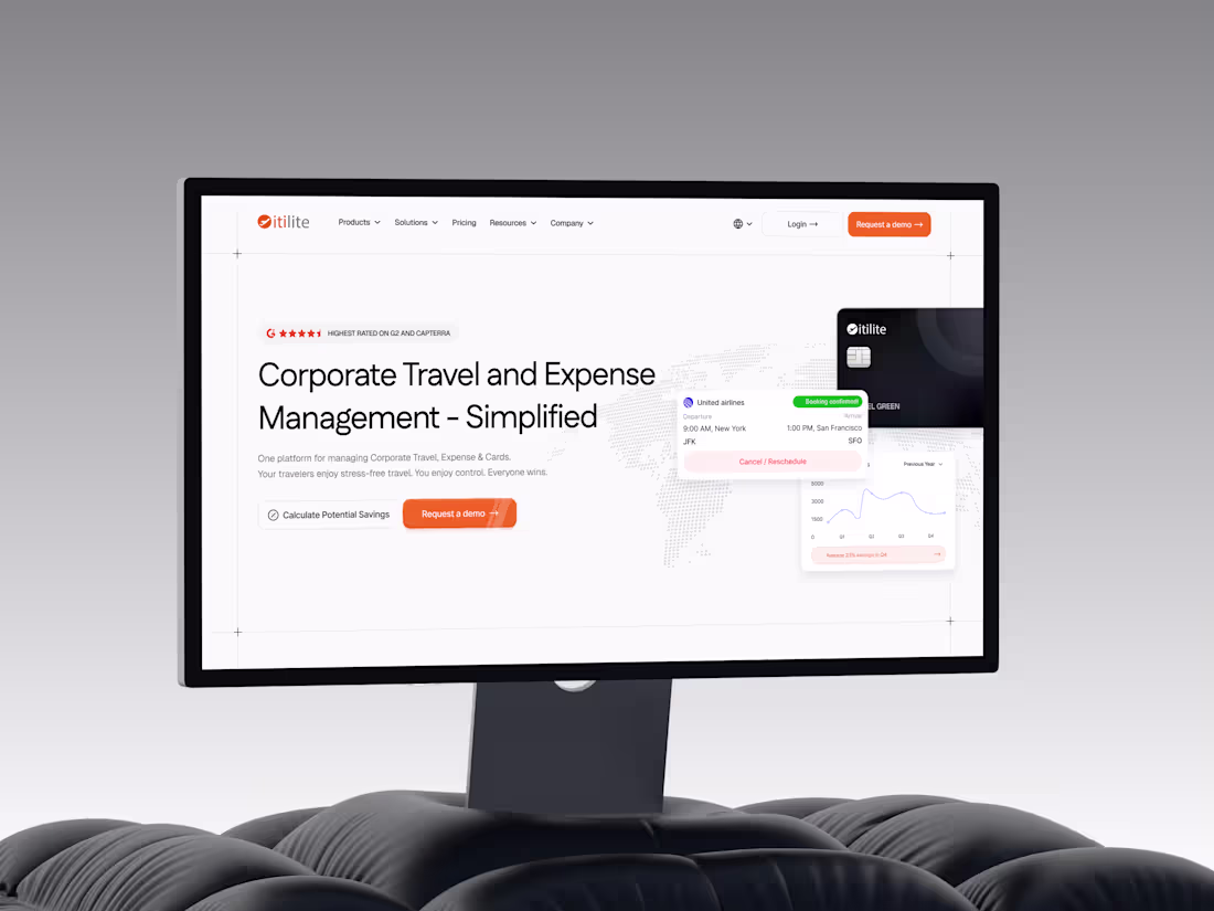 Cover image for Itilite Corporate Website Redesign