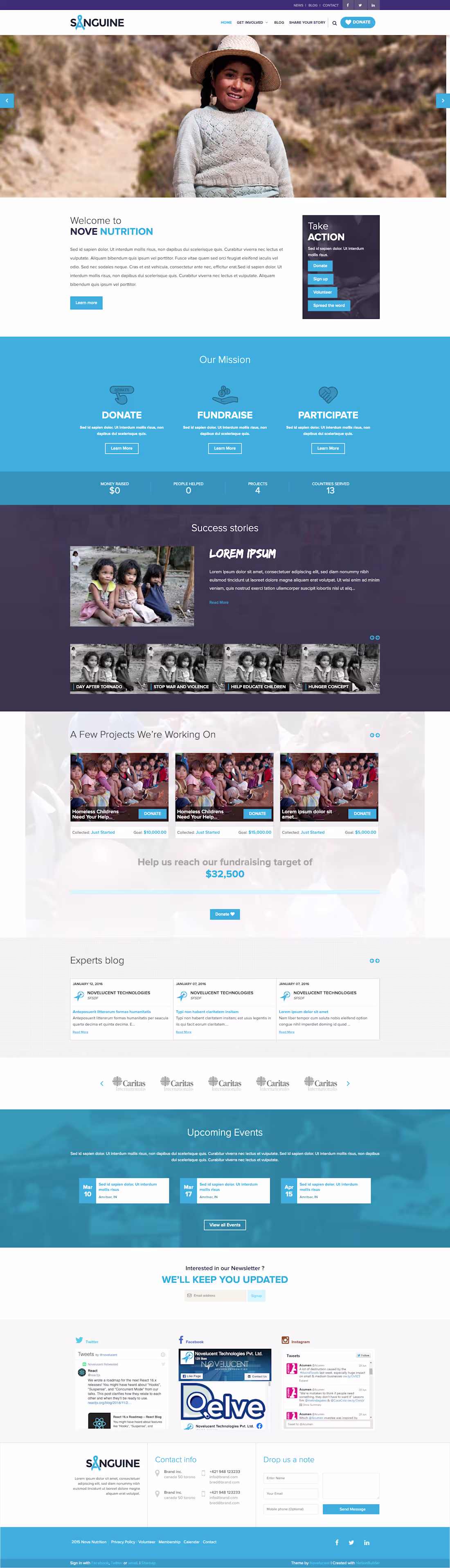 Cover image for Custom NationBuilder theme for Non-Profits,