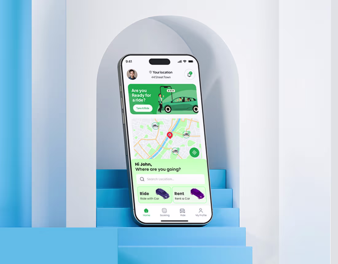 Cover image for Oxlao Ride Sharing App UI Kit