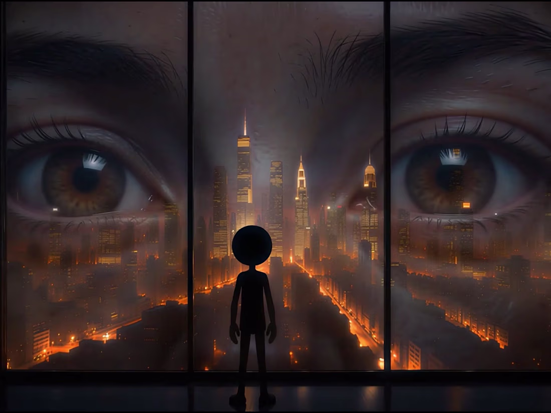 Cover image for A quiet AI-made visual short