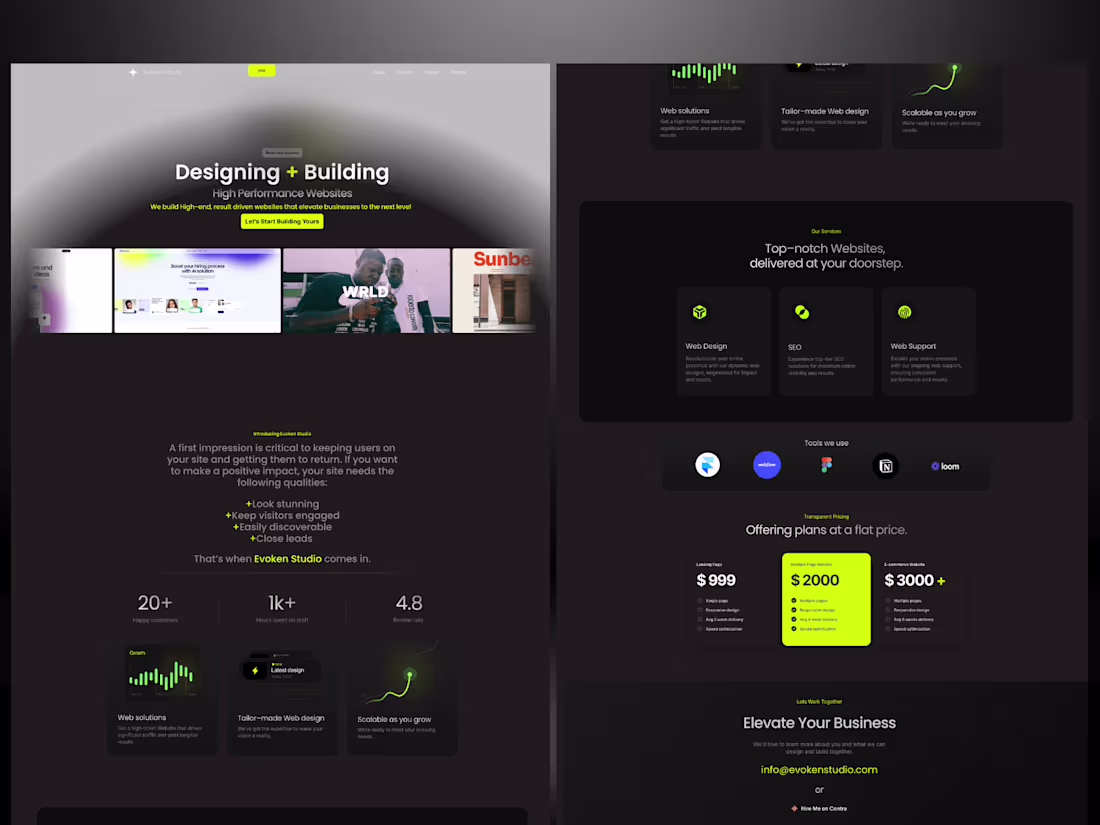Cover image for Web design studio  