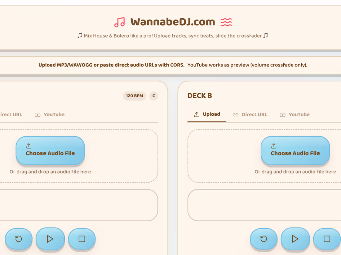 Cover image for WannabeDJ.com