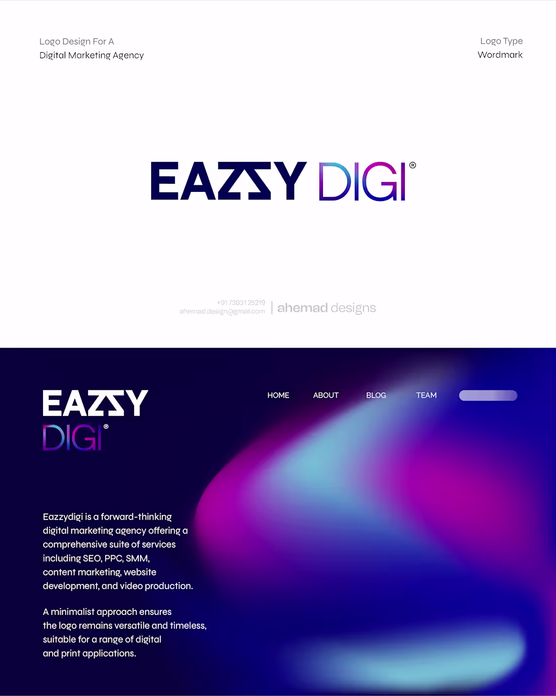Cover image for EAZZY DIGI – Brand Identity